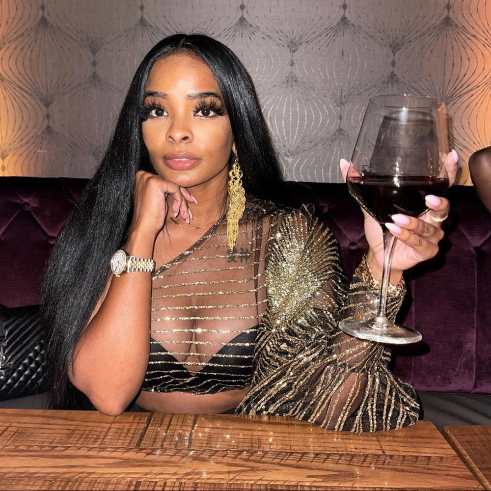 Custom Made Sequence Crop Top With Balloon Sleeves - image 1